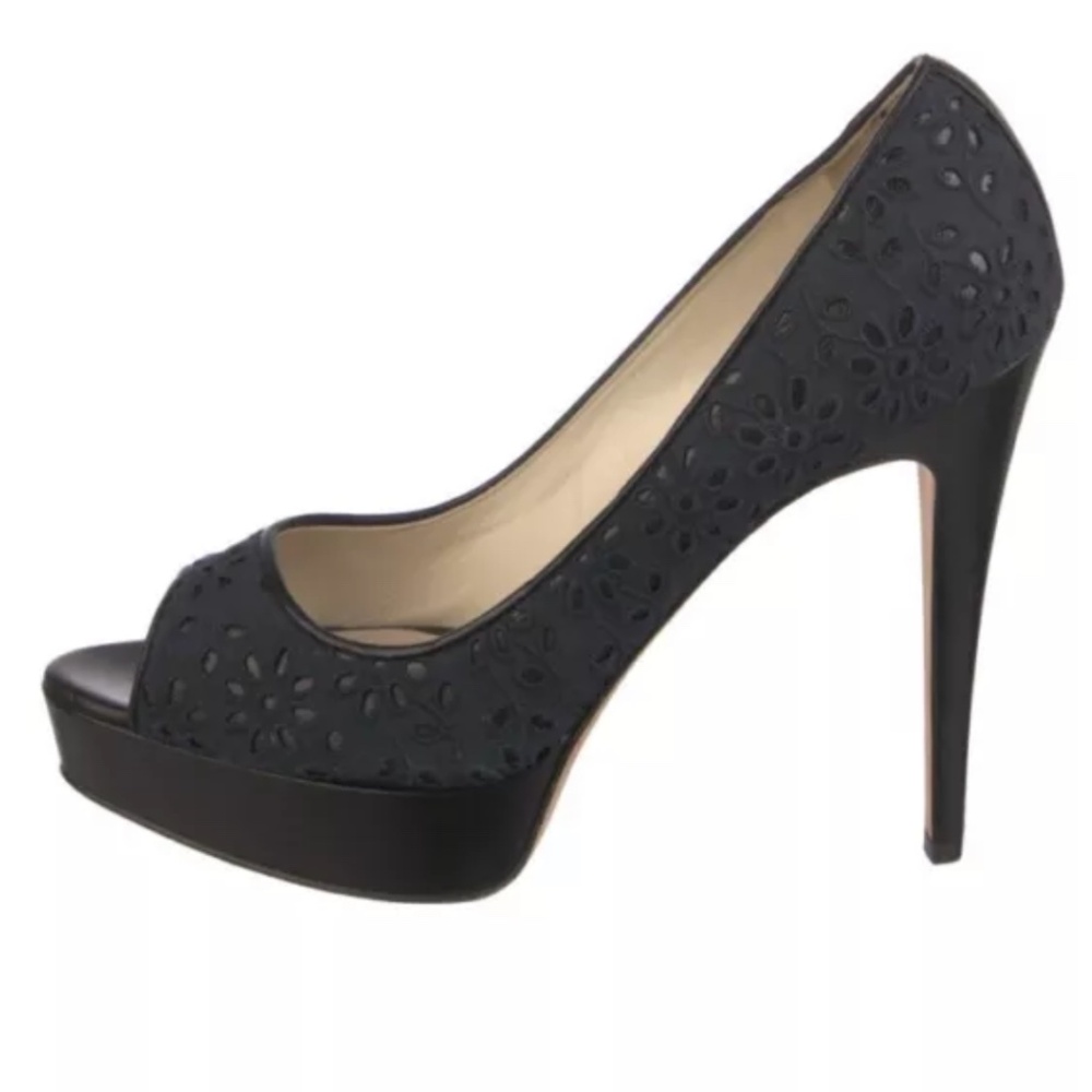 Nicolas Kirkwood Lace Eyelet Platform heels 39.5